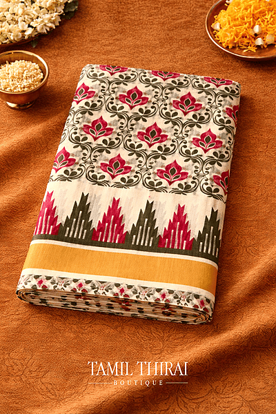 Kerala Printing Saree 03