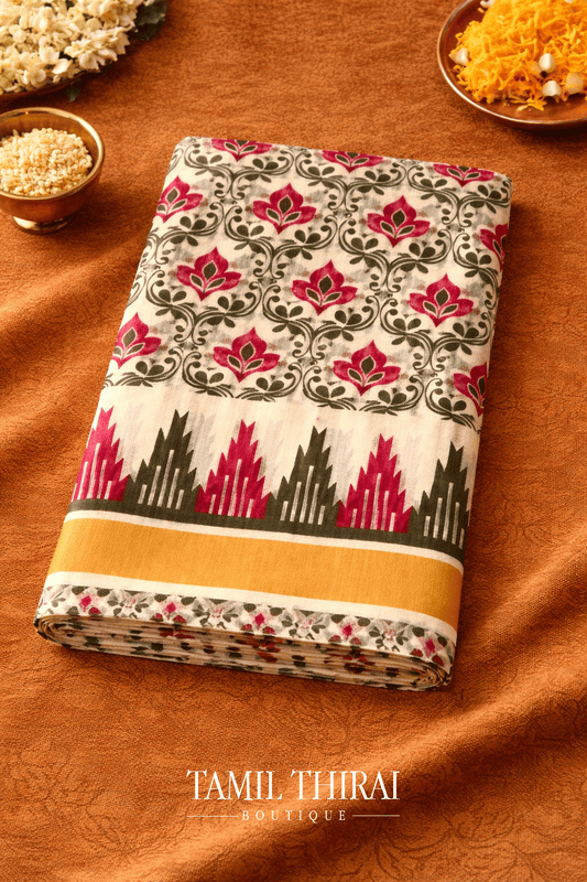 Kerala Printing Saree 03