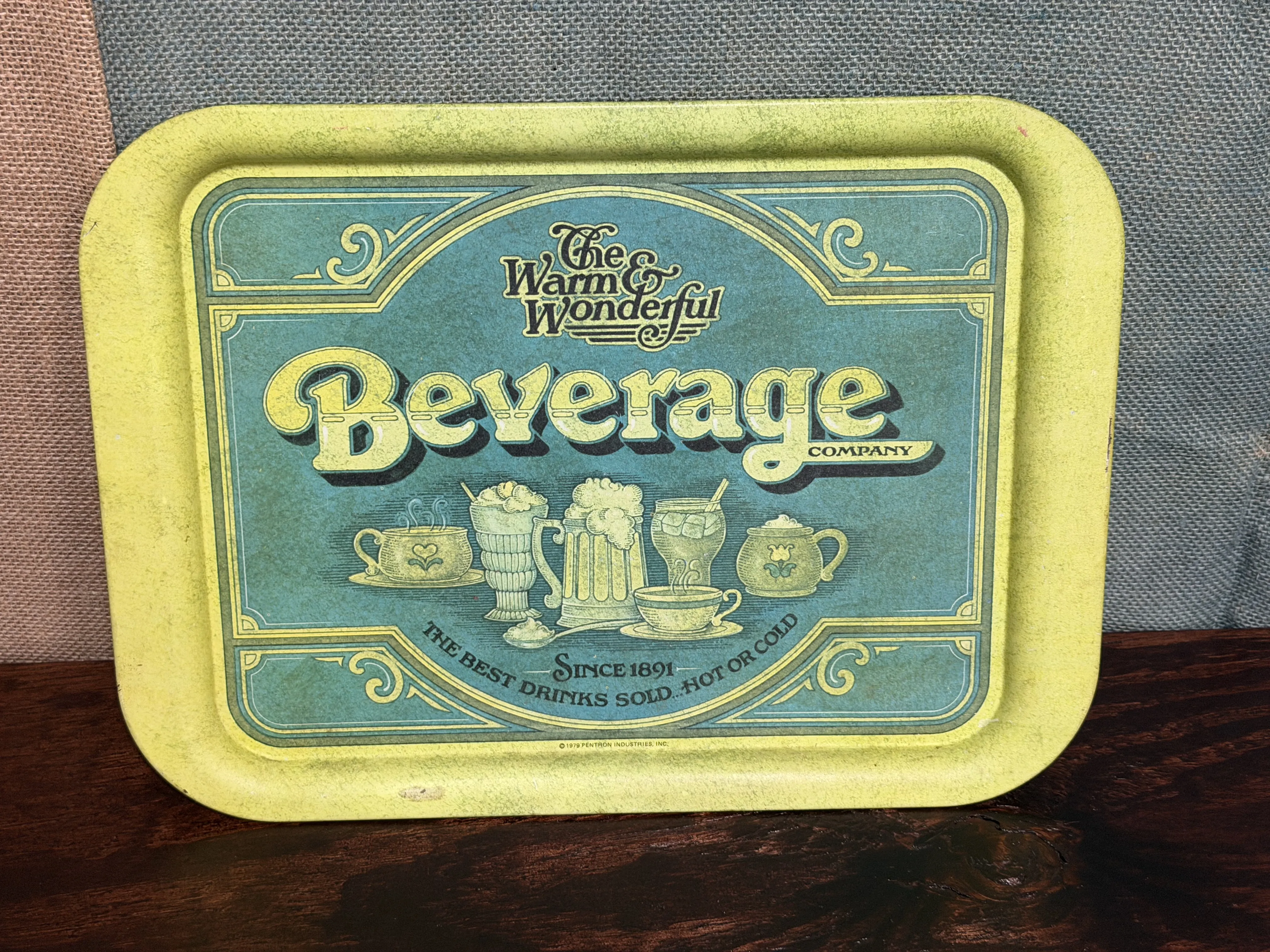 "Beverage" tray - green JB