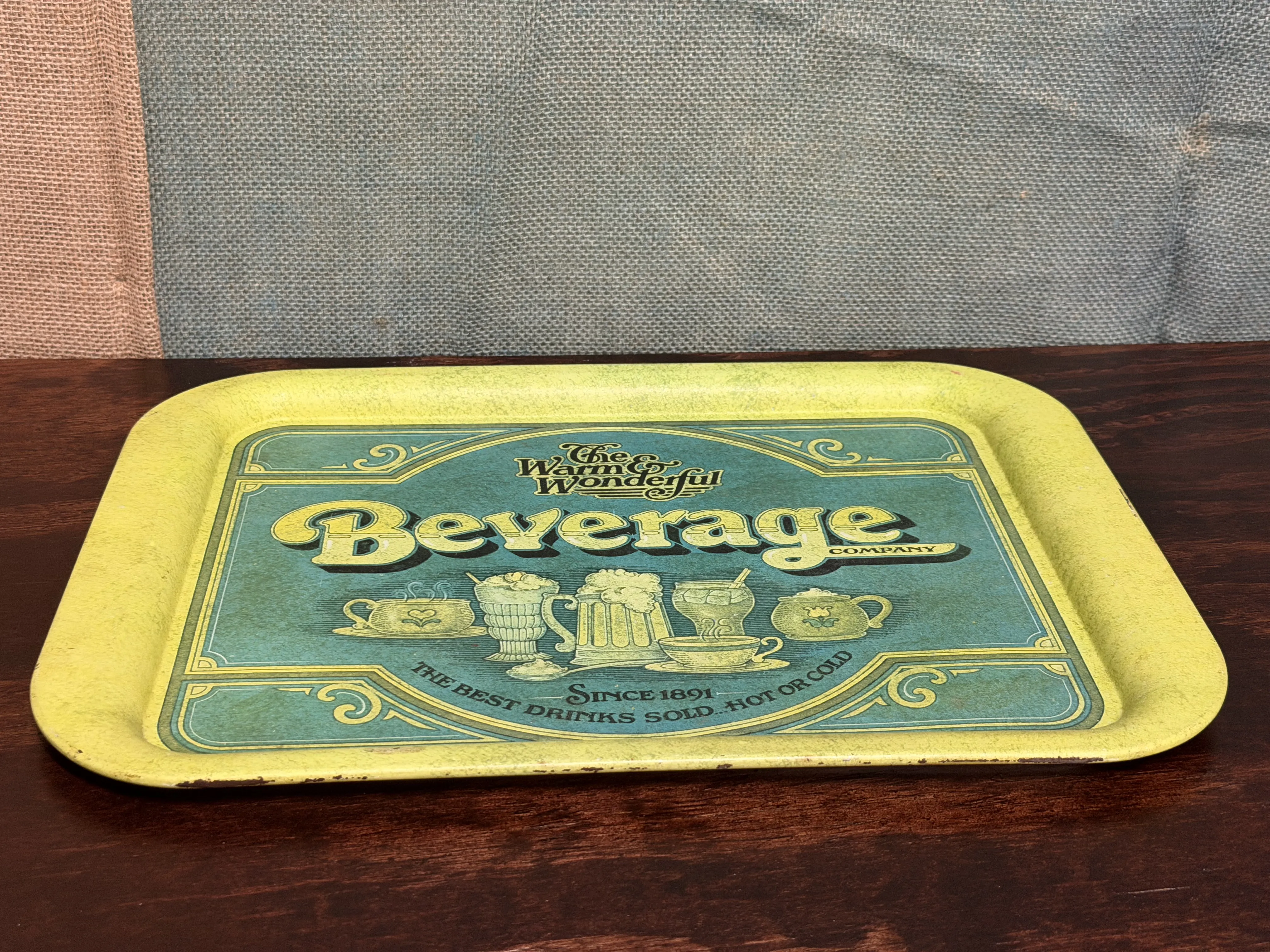 "Beverage" tray - green JB