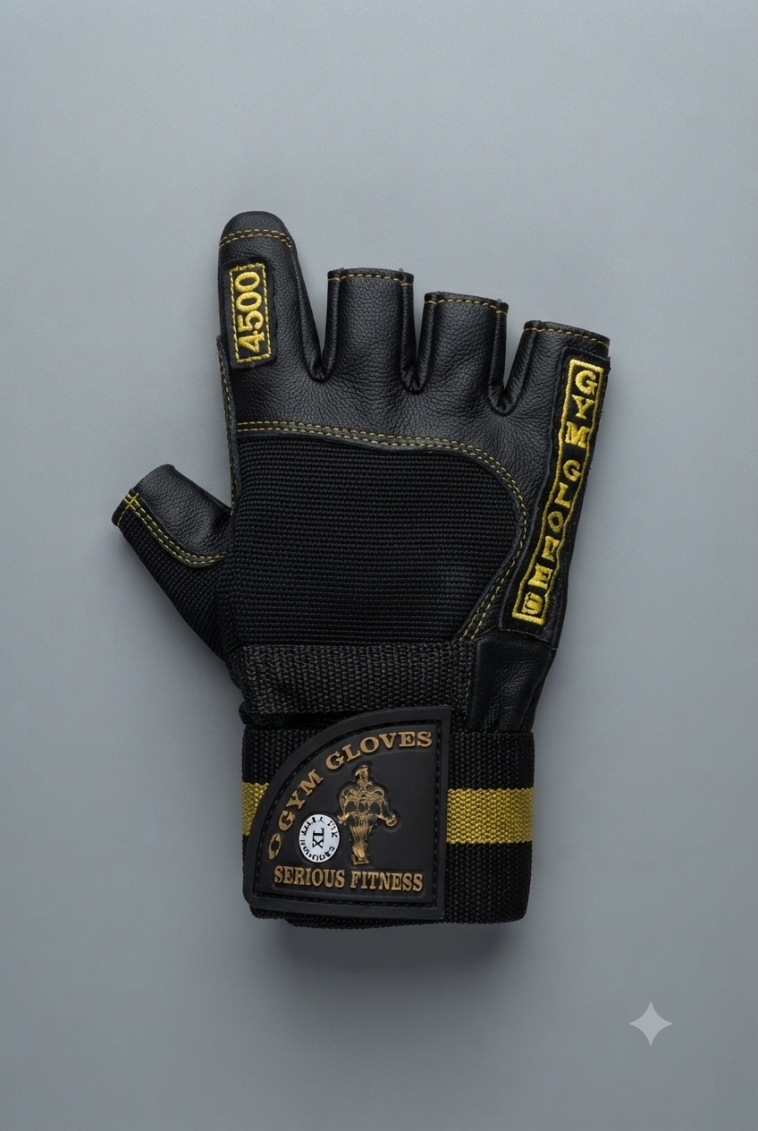 Generic 4500 Workout Gloves | إكسسوارات رياضية كفوف حديد 4500