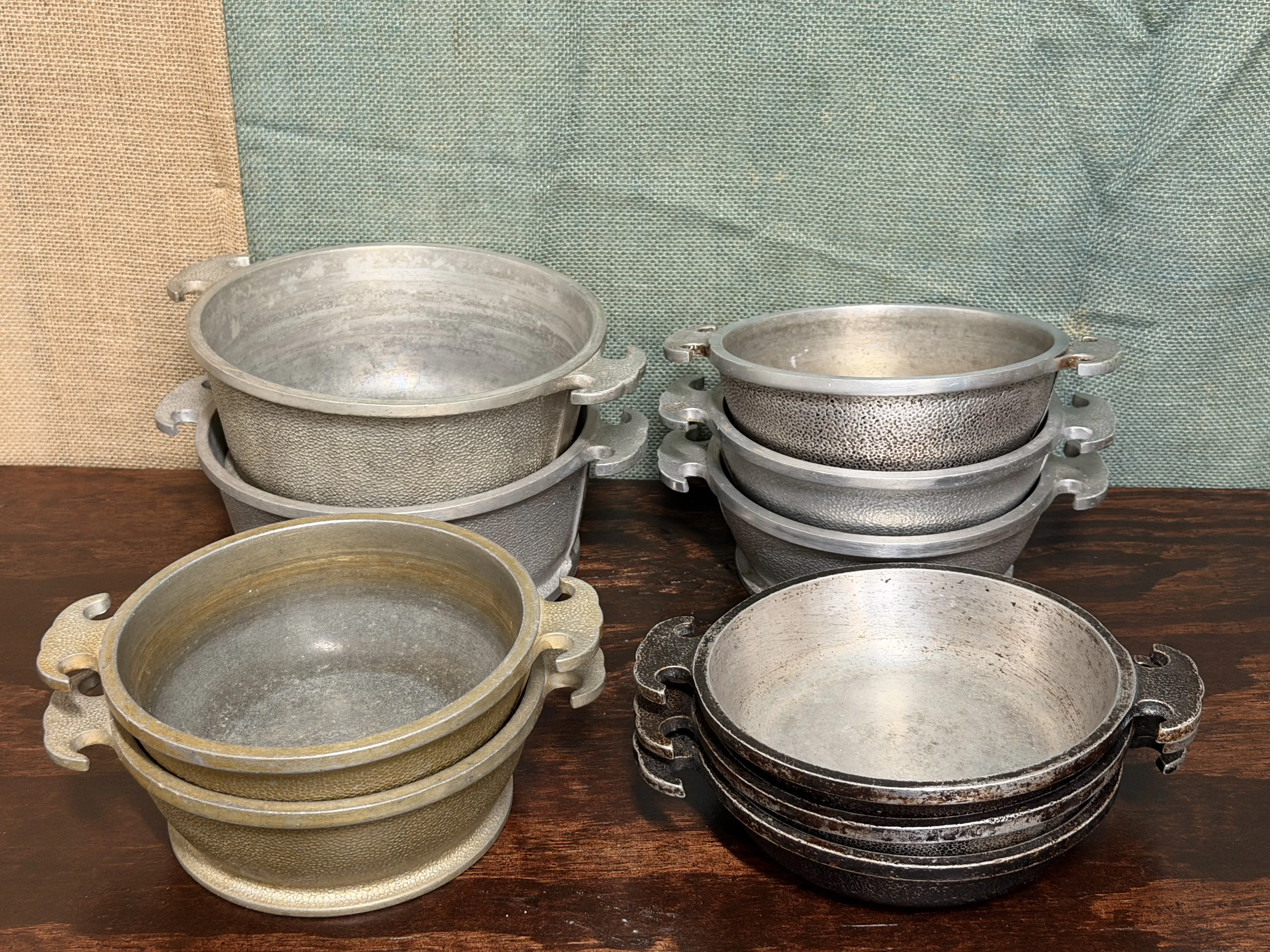 "Guardian Service" Vintage Aluminum Bowls JB