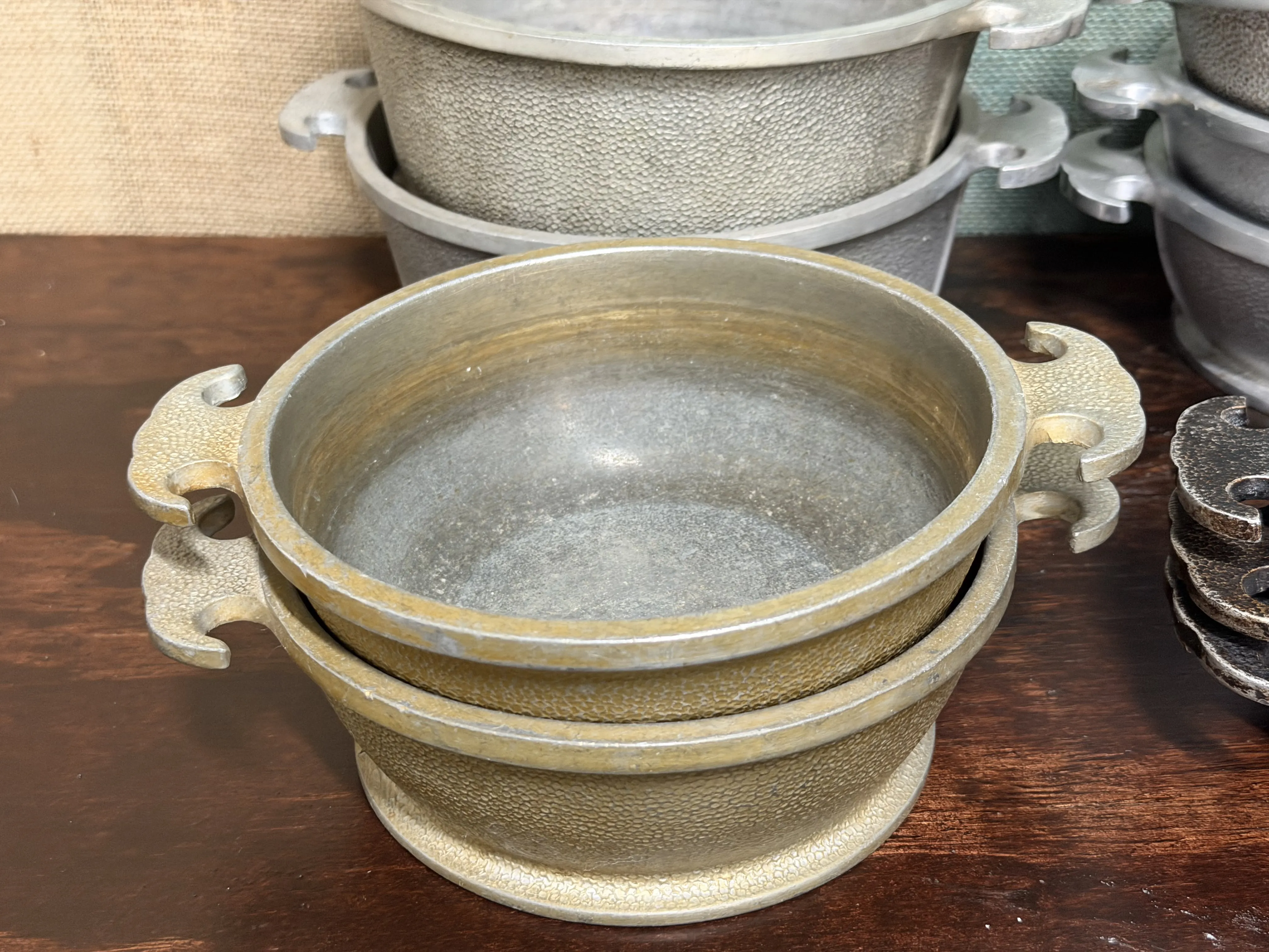 "Guardian Service" Vintage Aluminum Bowls JB