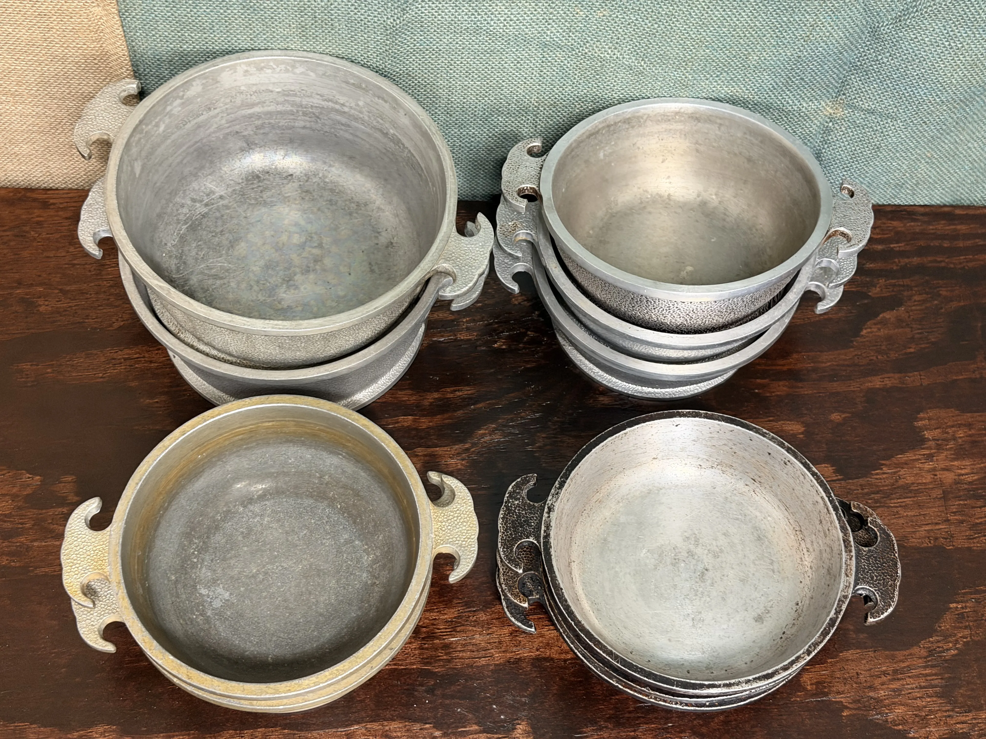 "Guardian Service" Vintage Aluminum Bowls JB