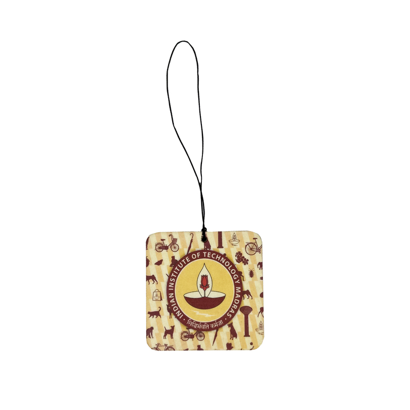 IITM Square Scented Car Tag - Sandalwood