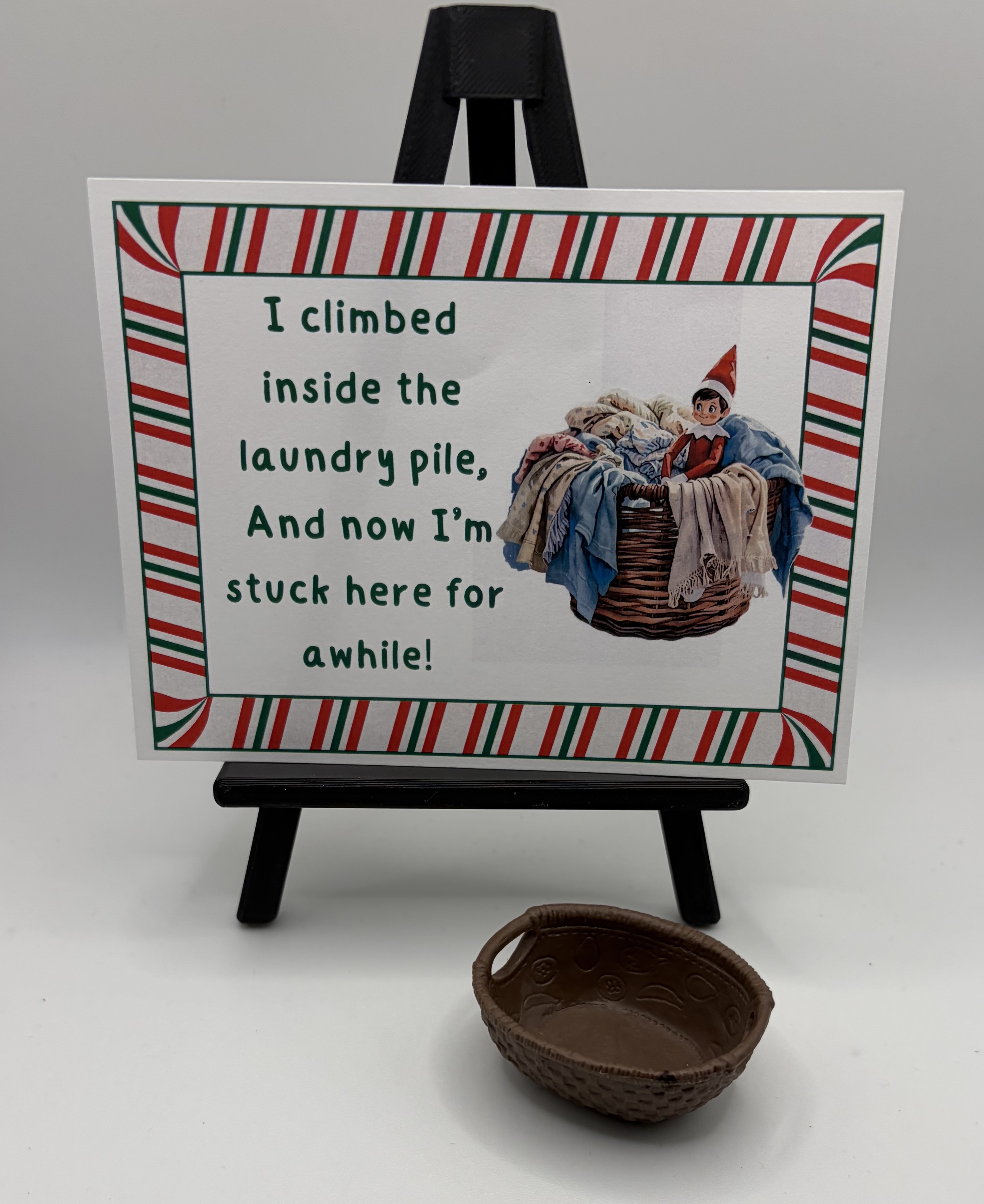 Miniature Laundry Basket