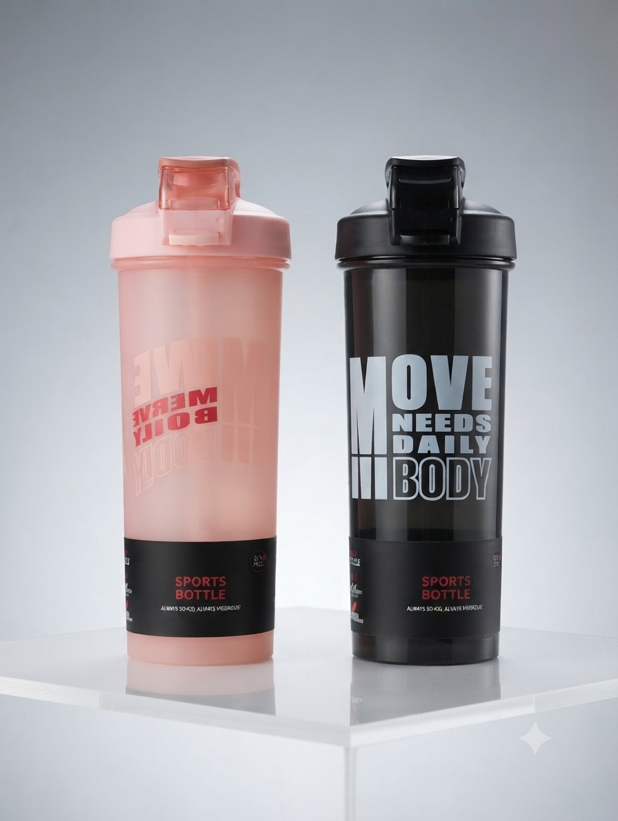 Generic Move Shaker Bottle 800ml | إكسسوارات رياضية مطارة شيكر موف-One Size قياس موحد