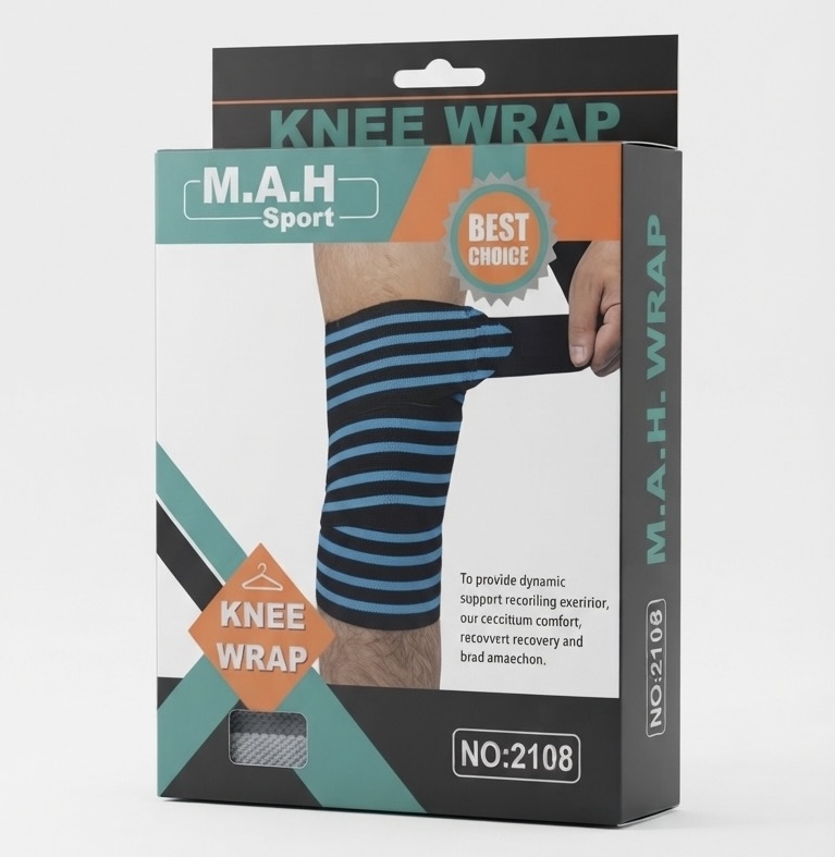 Generic MAH Knee Support | إكسسوارات رياضية كيتر ركبة رياضي MAH-One Size قياس موحد