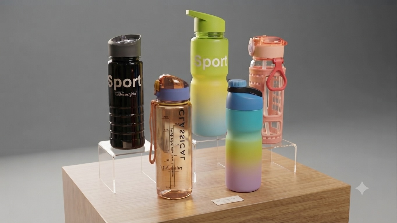 Generic Assorted Shaker Bottle | إكسسوارات رياضية مطارة شيكر متنوعة
