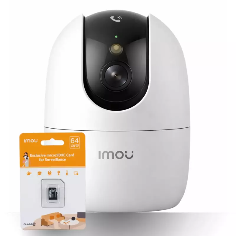 IMOU Ranger 2 Pro 5MP Indoor Wi-Fi Security Camera Human Pet Detection Full-Color Night Vision Dual-Band Wi-Fi 6 IPC-S2EP-5R1S