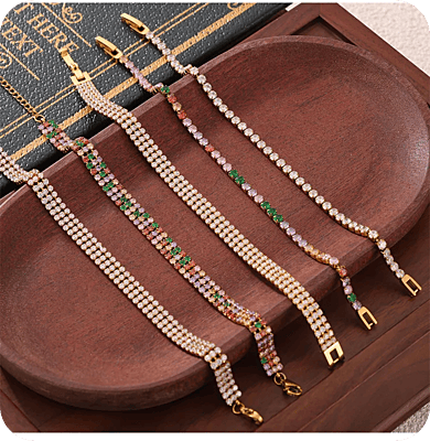 White Zircons Bracelet