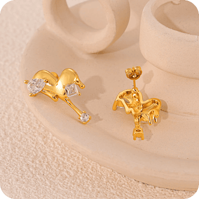 Melted Heart with Zircons