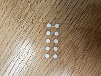 T50 Battery Button Rubber Breathable Film