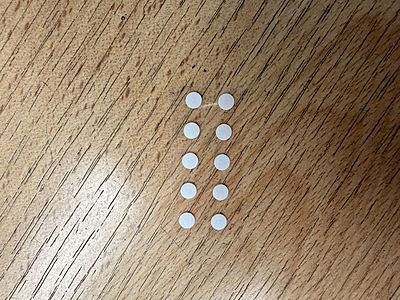 T50 Battery Button Rubber Breathable Film