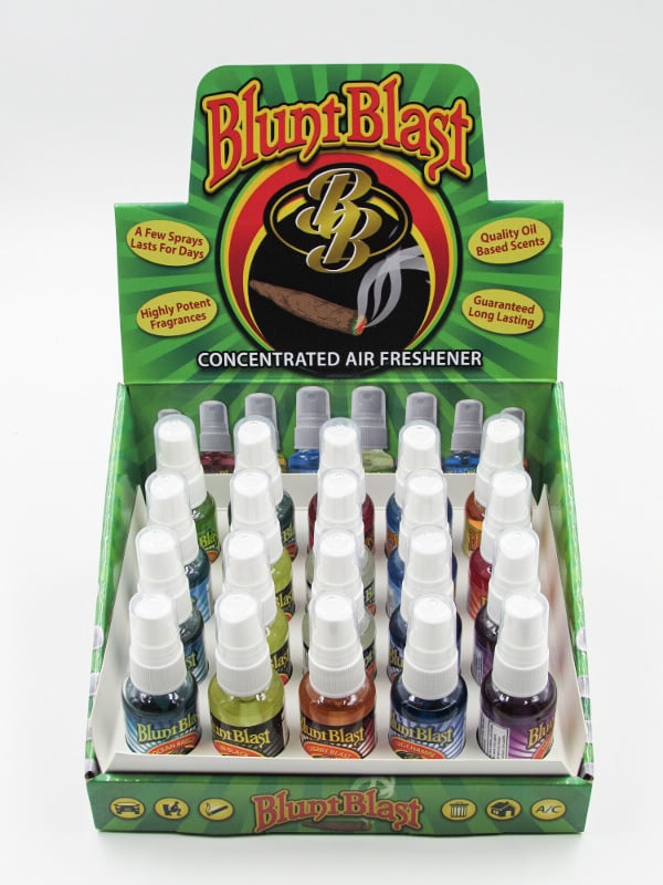 BLUNT BLAST ASSORTMENT AIR FRESHNER SPRAY| 2 TIER | 50CT