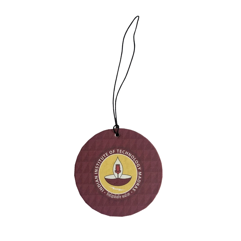 IITM Round Scented Car Tag - Sandalwood