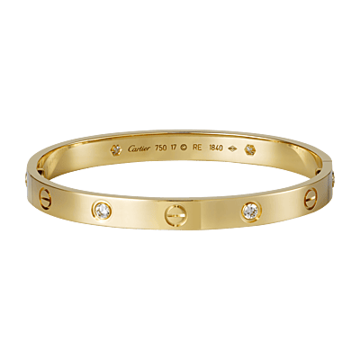 Sebastian Bracelet Gold, Four Zircons Sebastian Bracelet Gold, Four Zircons