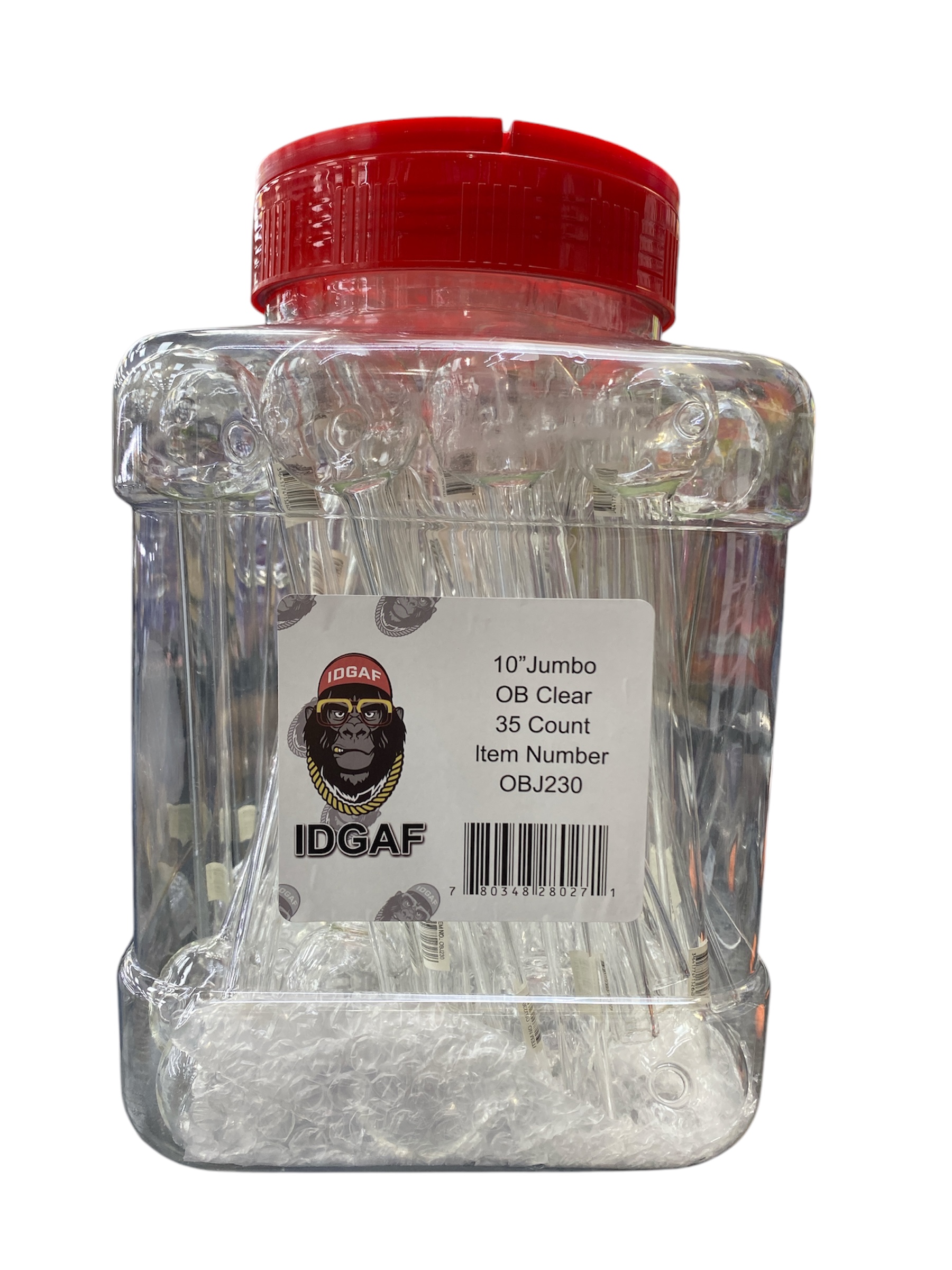 OBJ230 10" JUMBO OB CLEAR 35CT