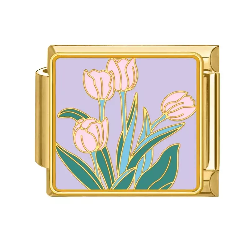 Golden Tulips Purple