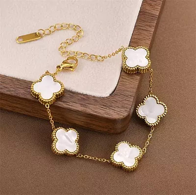 White Clover Bracelet