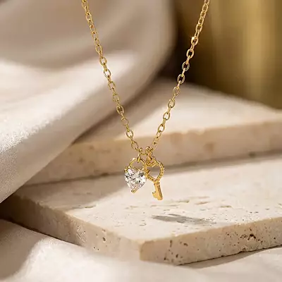 Lock & Key Necklace