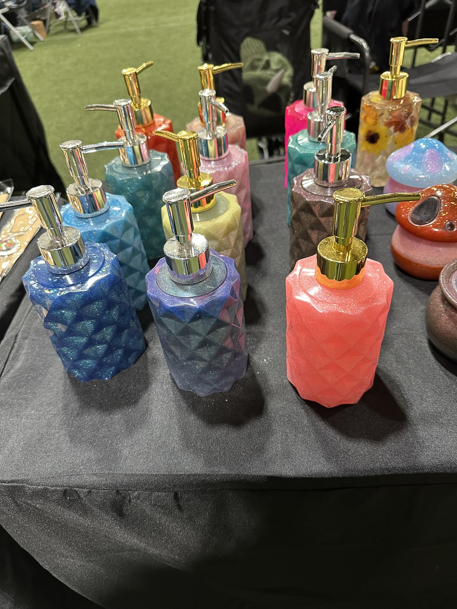 Handcrafted Resin Soap & Lotion Dispensers