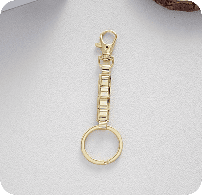 Golden Italian Keychain