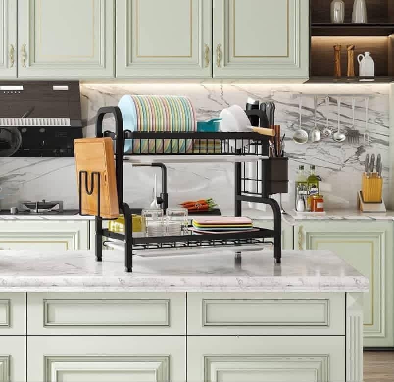 2 LAYERS DISH RACK
