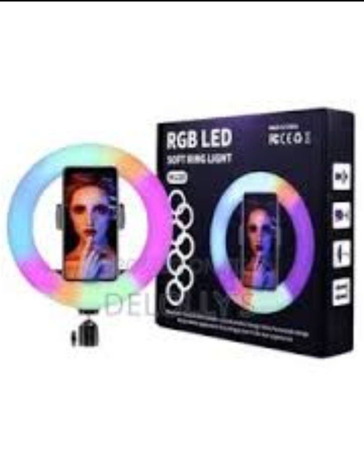 10" RGB LED SOFT RING LIGHT WITH A TRIPOD STAND