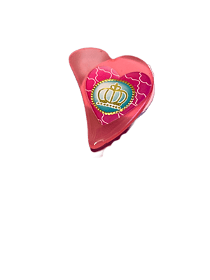 Pink Heart with Crown Phone Pop