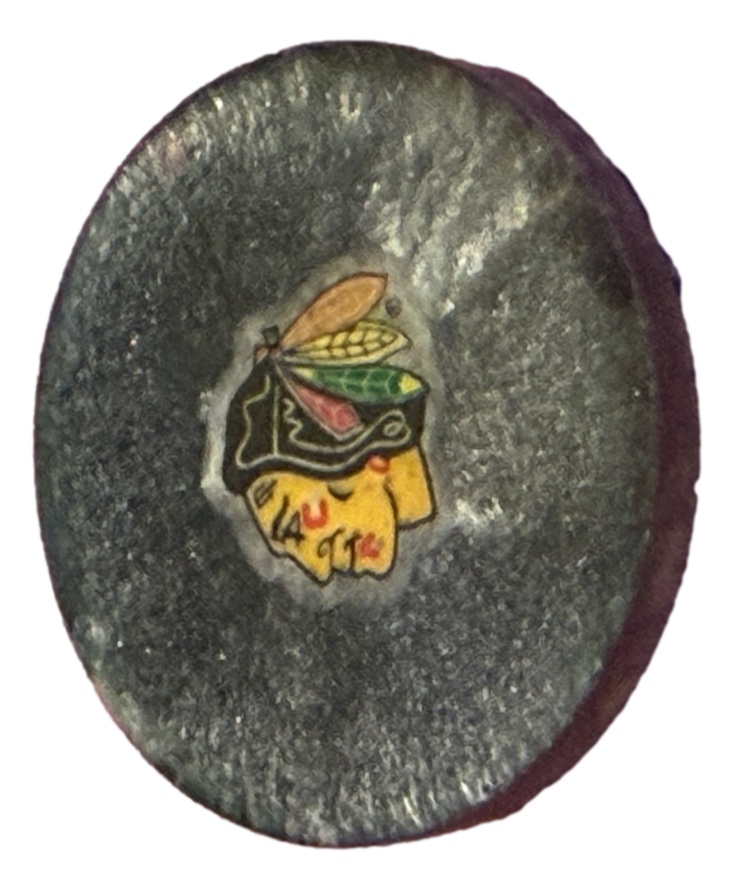 Round Grey NHL Logo Phone Pops