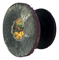 Round Grey NHL Logo Phone Pops
