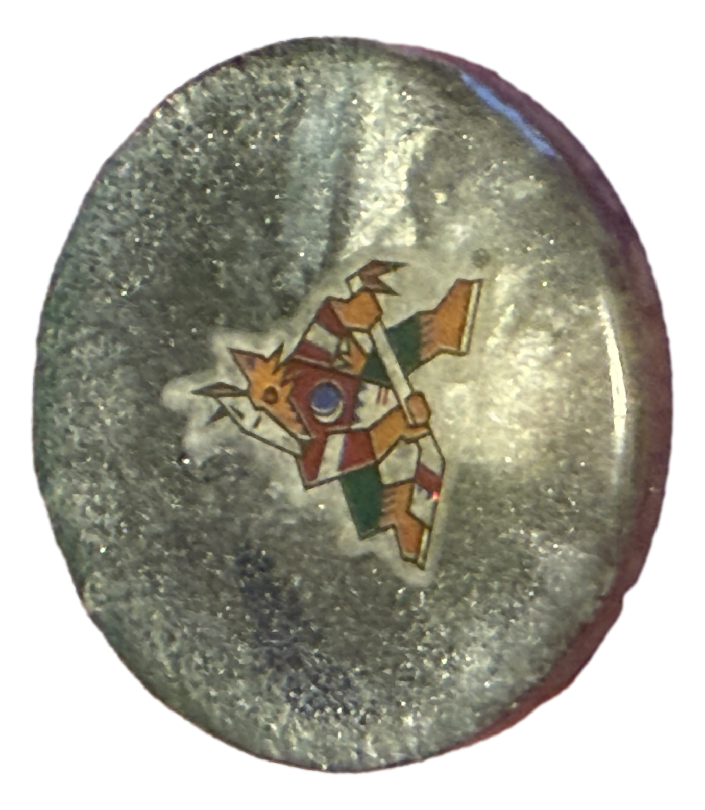 Round Grey NHL Logo Phone Pops