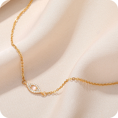 Delicate Evil Eye Necklace