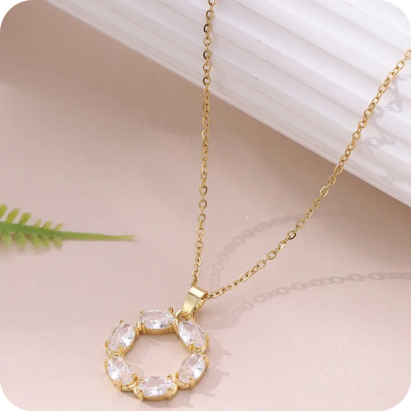 Diamonds Ring Necklace