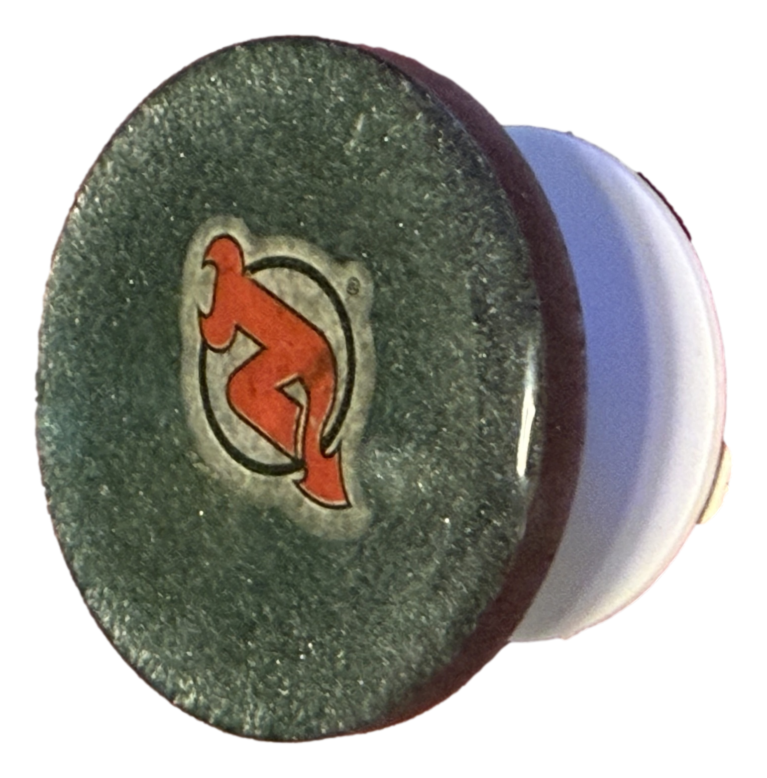 Round Grey NHL Logo Phone Pops