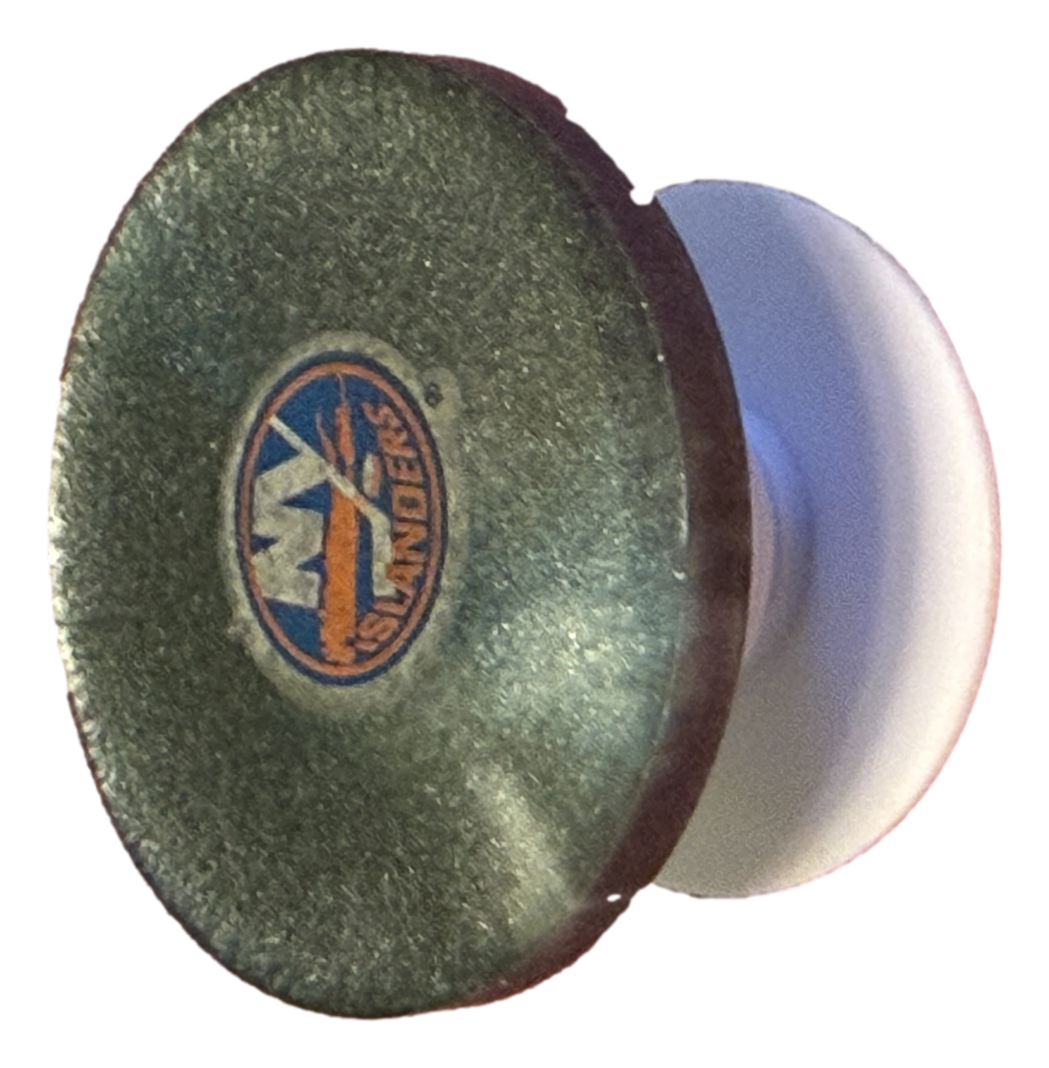 Round Grey NHL Logo Phone Pops