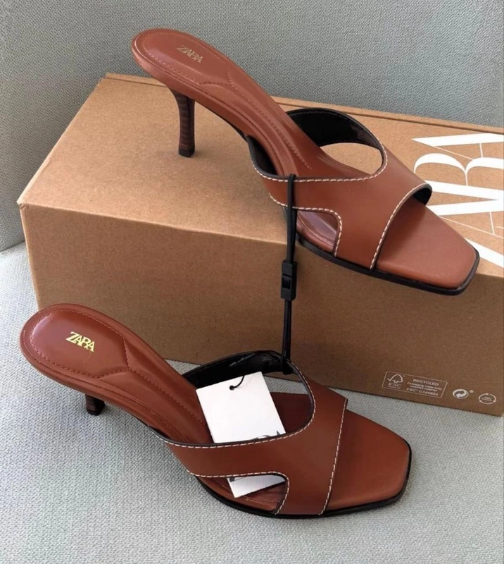 ZARA MULES CUIR B