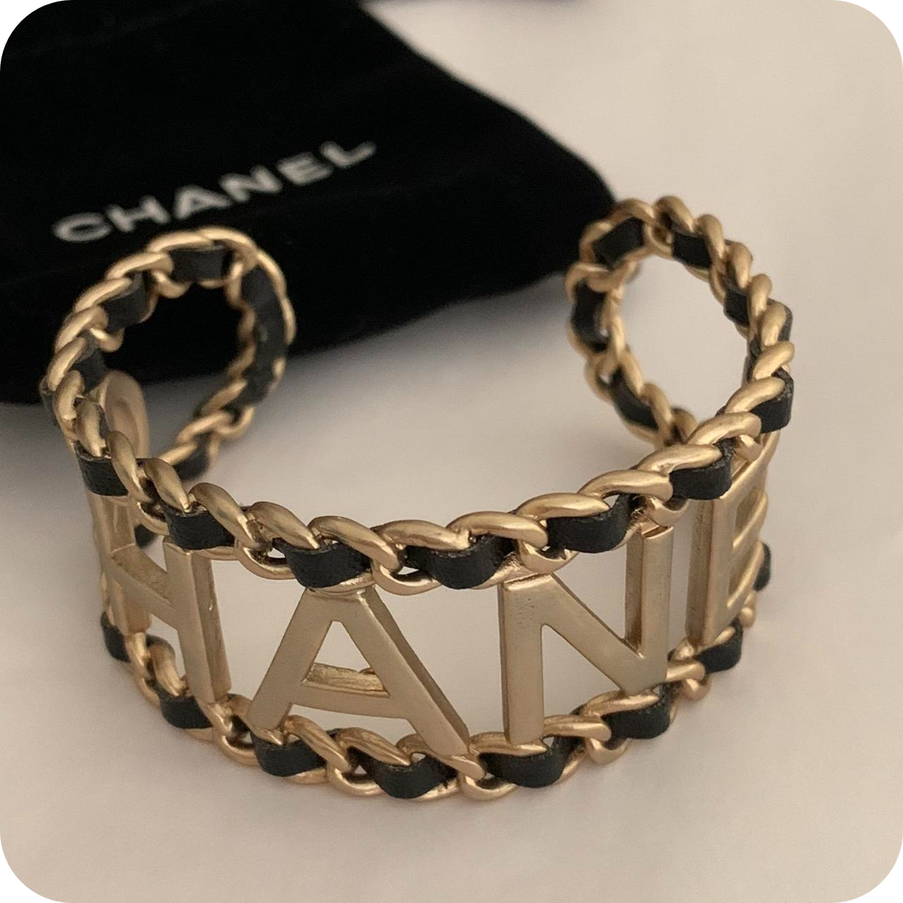 Chanel Vintage Bijou Cuff Bracelet