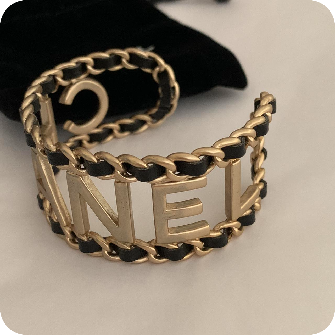 Chanel Vintage Bijou Cuff Bracelet
