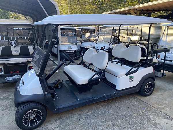 2015 Club Car Precedent 4+2 White/White