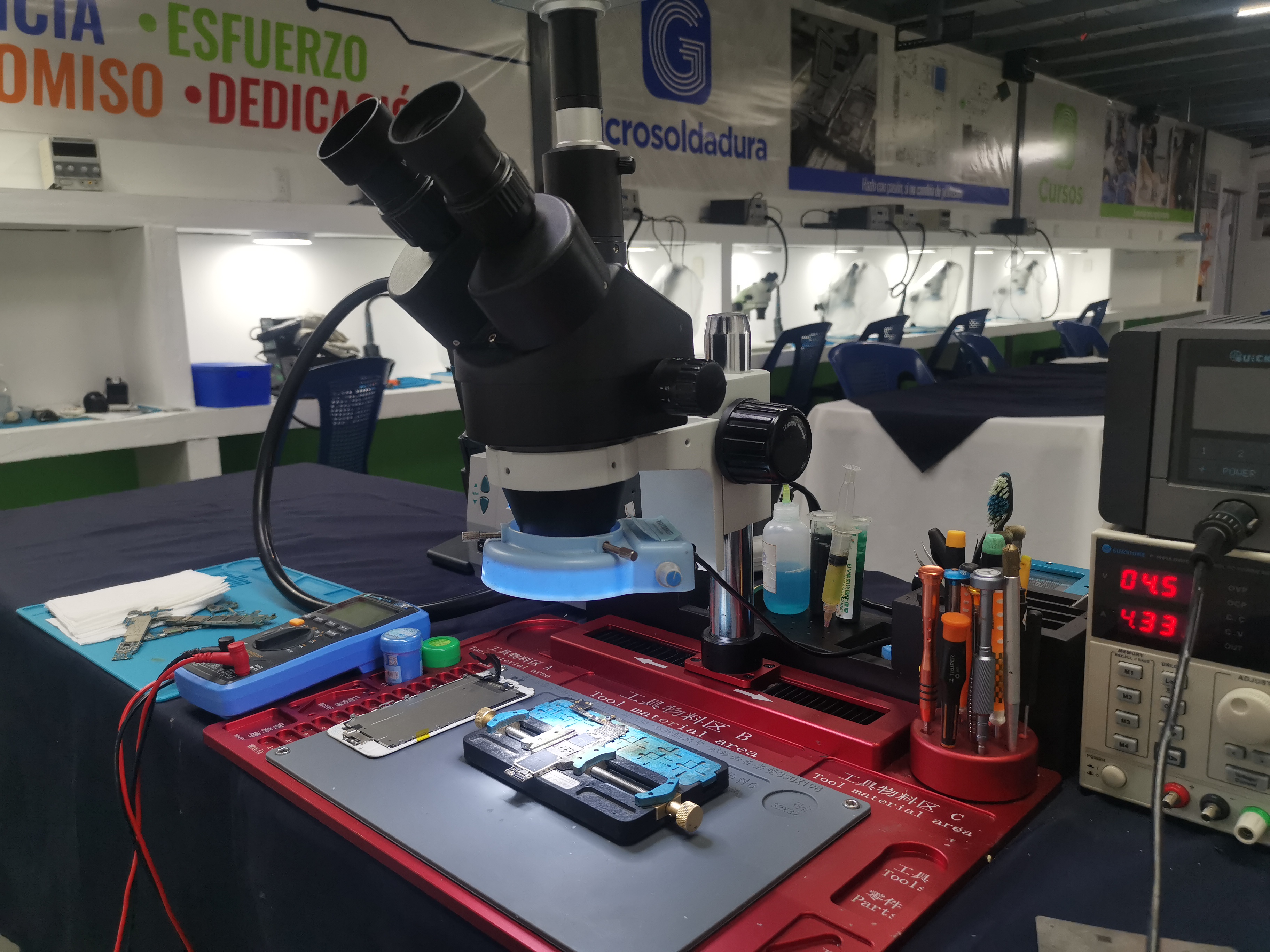 Taller Micro soldadura introduccion y cambio de FPC