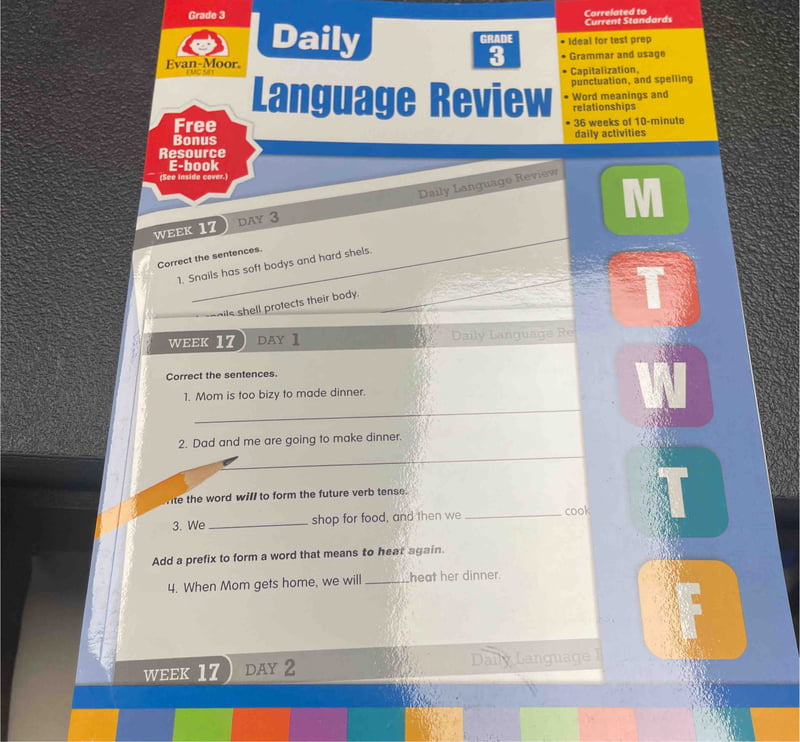 Evan Moor- Daily Language Review- Grade 3