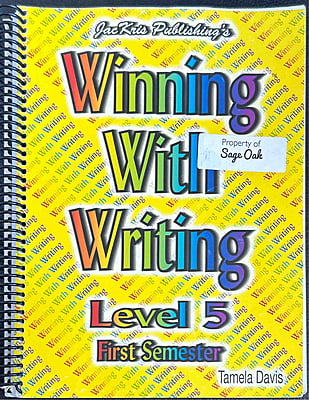 Winning With Writing- Level 5- First Semester