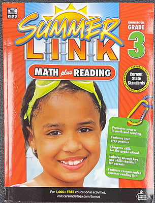 Math Plus Reading Workbook: Summer Before Grade 3 (Summer Link)