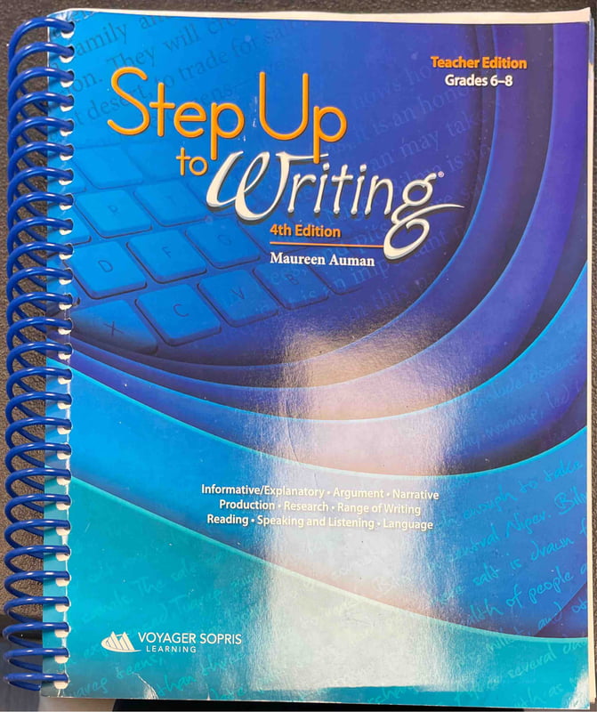 Step Up to Writing- Grades 6-8- Teacher's Edition