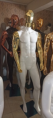 Full Fibreglass Two Tone Male Mannequins Full Fibreglass Two Tone Male Mannequins