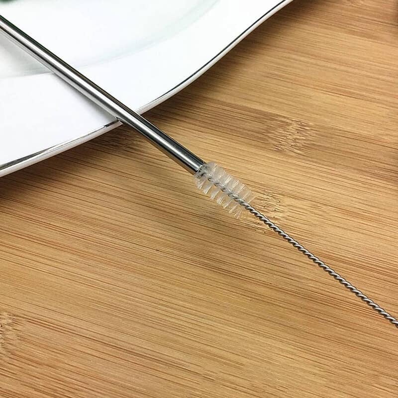 STAINLESS STEEL BENDABLE DRINKING STRAW CLEANER