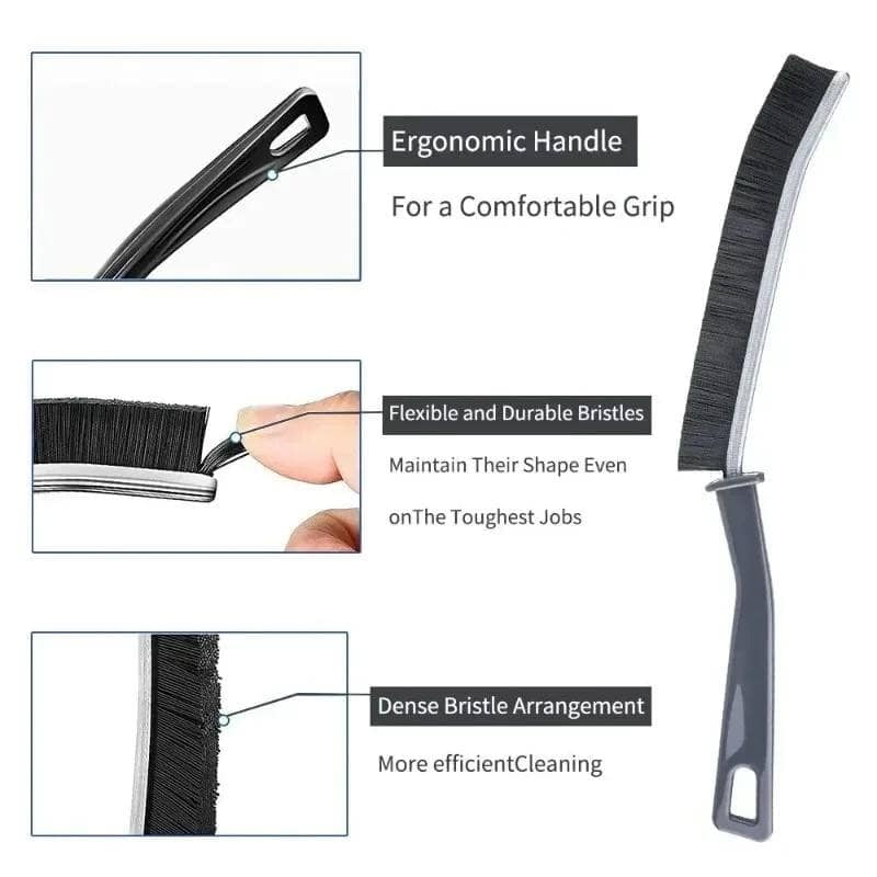 MULTIFUNCTION GAP BRUSH FOR BATHROOM KITCHEN WINDOW DOOR DEAD CORNER CLEANING