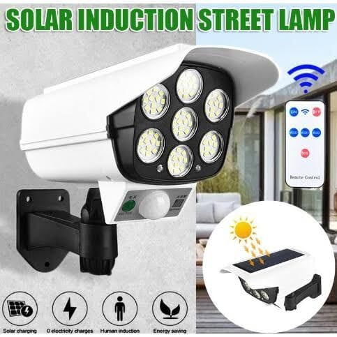 SOLAR POWERED  WATER-PROOF MOTION INDUCTION LED OUTDOOR LED SPOT LIGHT